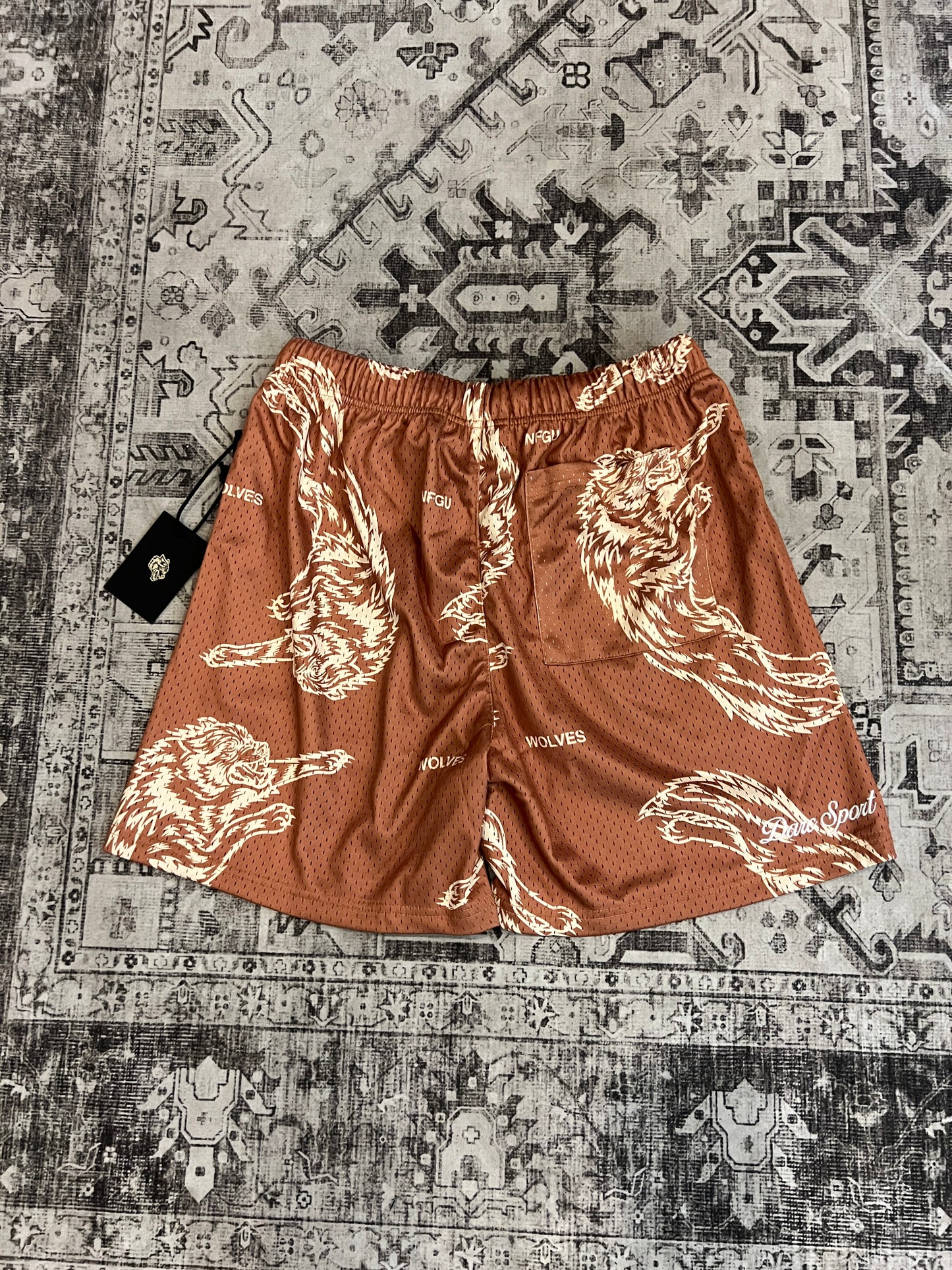 LEAP OR FAITH MESH SHORTS IN MOJAVE SKY