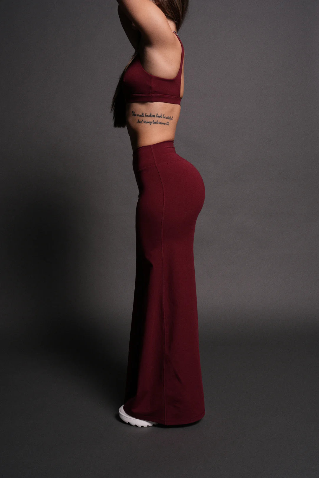 WOLF WIDE LEG ENERGY PANTS IN VELVET