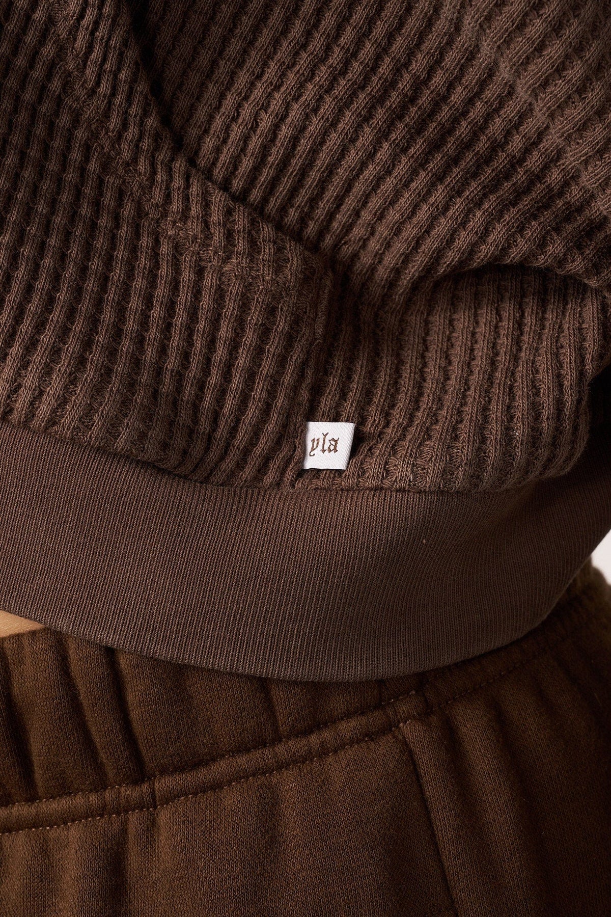 W550 CHIKIN N WAFFLE ZIP UP IN BROWN