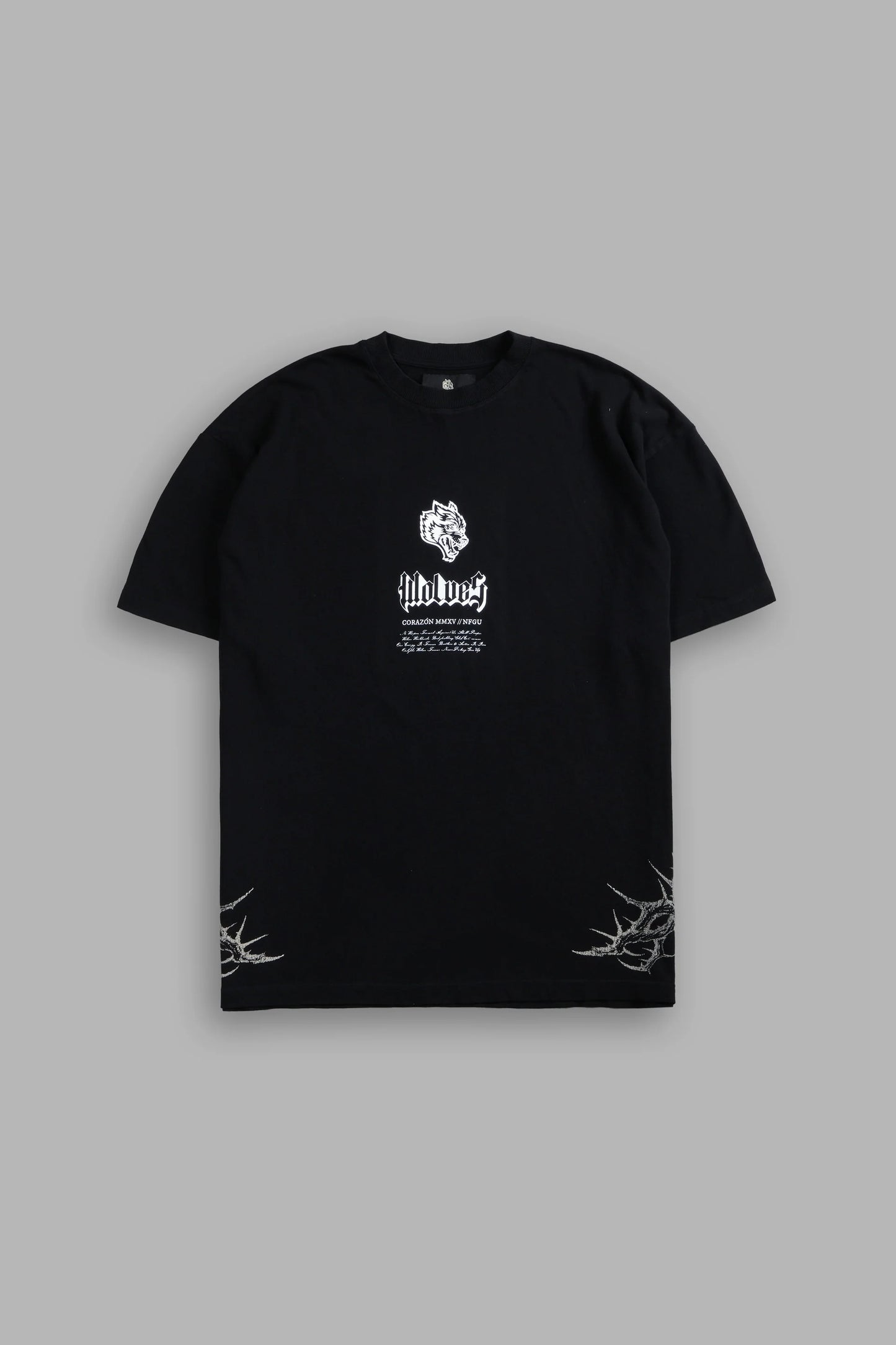 THORNS PREMIUM OVERSIZED TEE IN BLACK