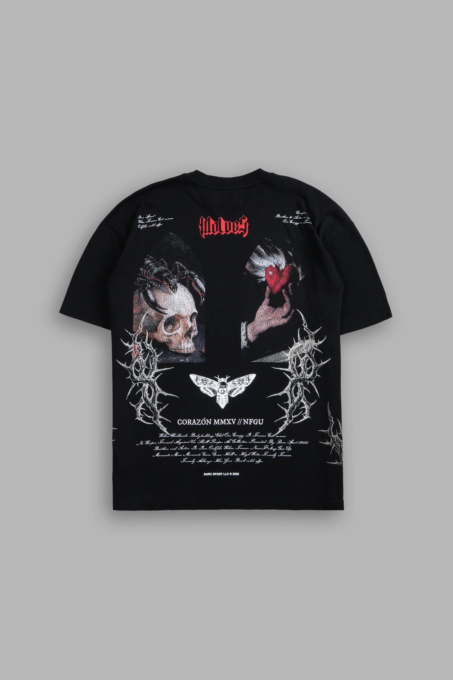 THORNS PREMIUM OVERSIZED TEE IN BLACK