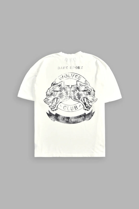 WOLVES CLUB 2015 TILL FOREVER "PREMIUM" OVERSIZED TEE IN CREAM