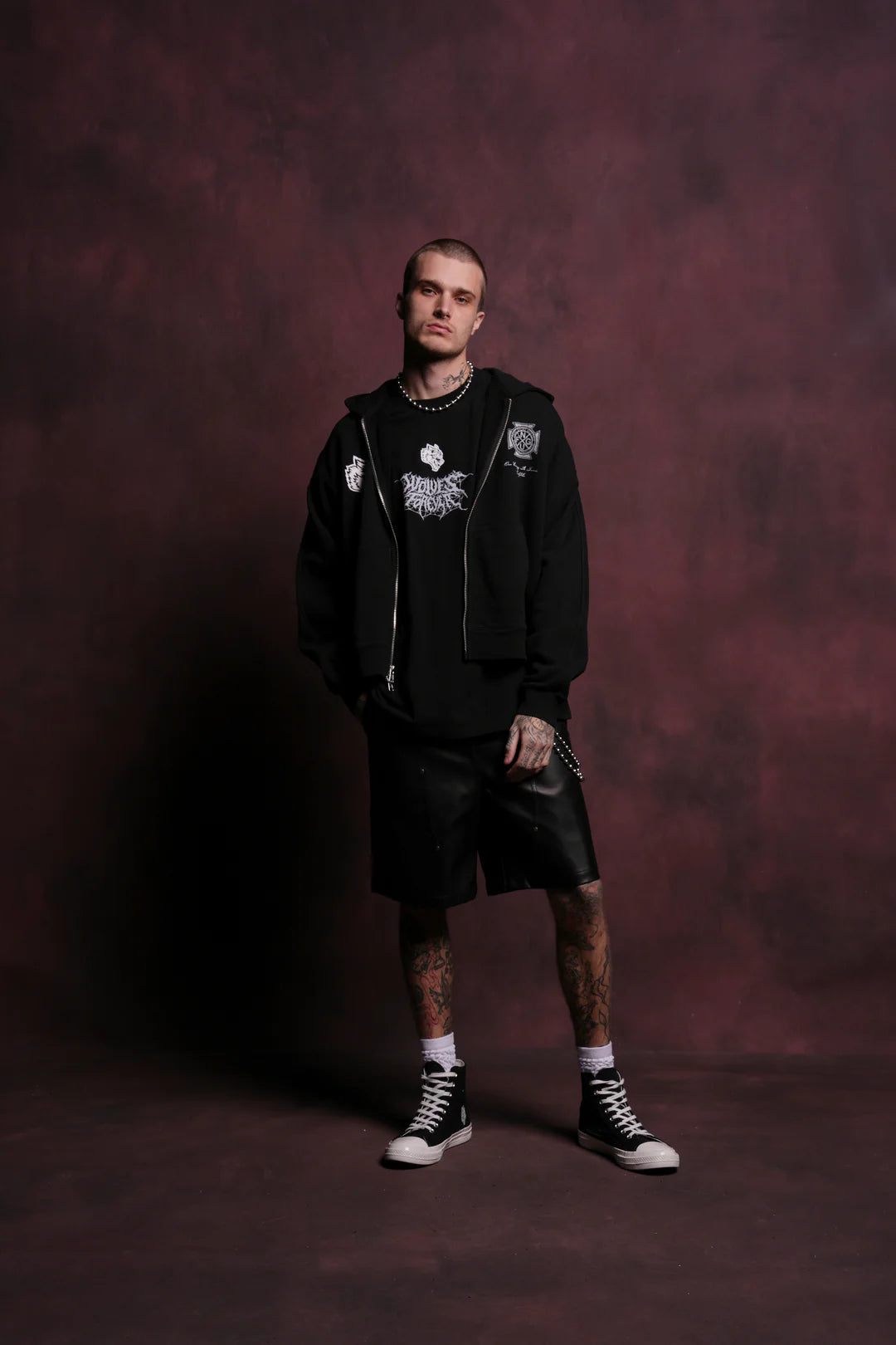 SPIDER HESH DARCO DOUBLE ZIP HOODIE