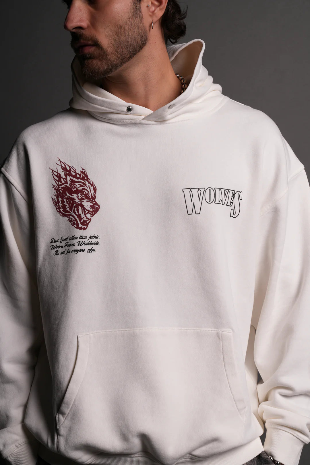 WESTERN V2 “PIERCE” HOODIE IN CREAM