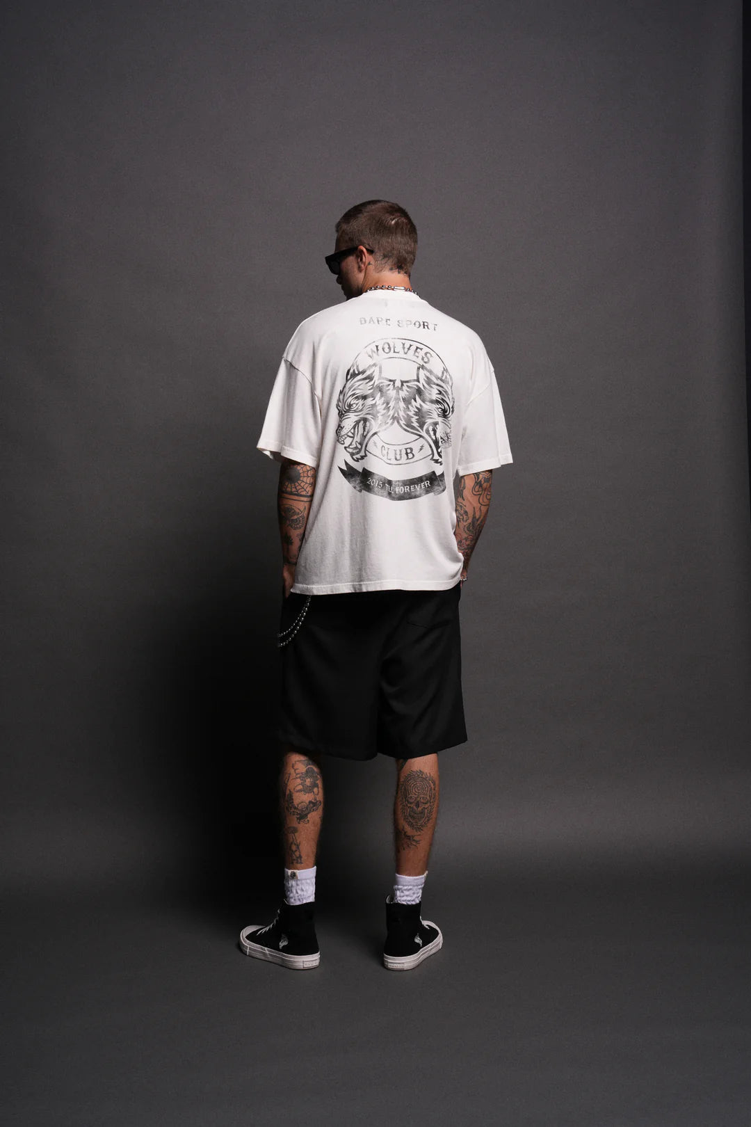 WOLVES CLUB 2015 TILL FOREVER "PREMIUM" OVERSIZED TEE IN CREAM