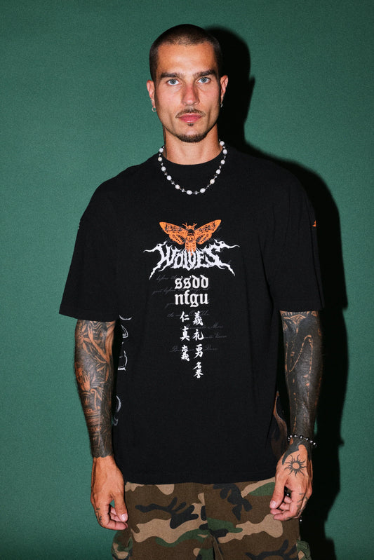 Bushido Ch.2 "Side-By-Side" Samurai Tee in Black