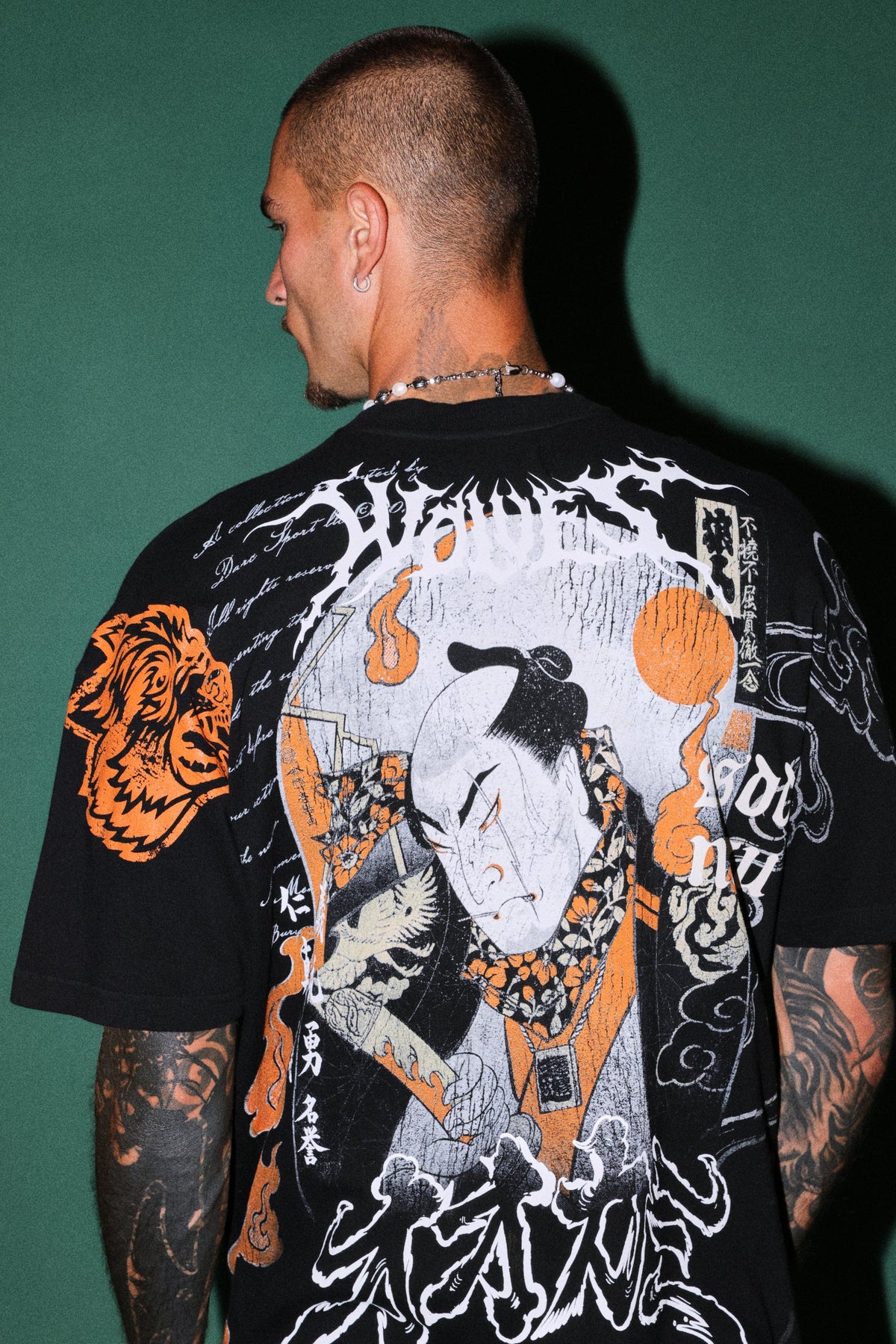 Bushido Ch.2 "Side-By-Side" Samurai Tee in Black