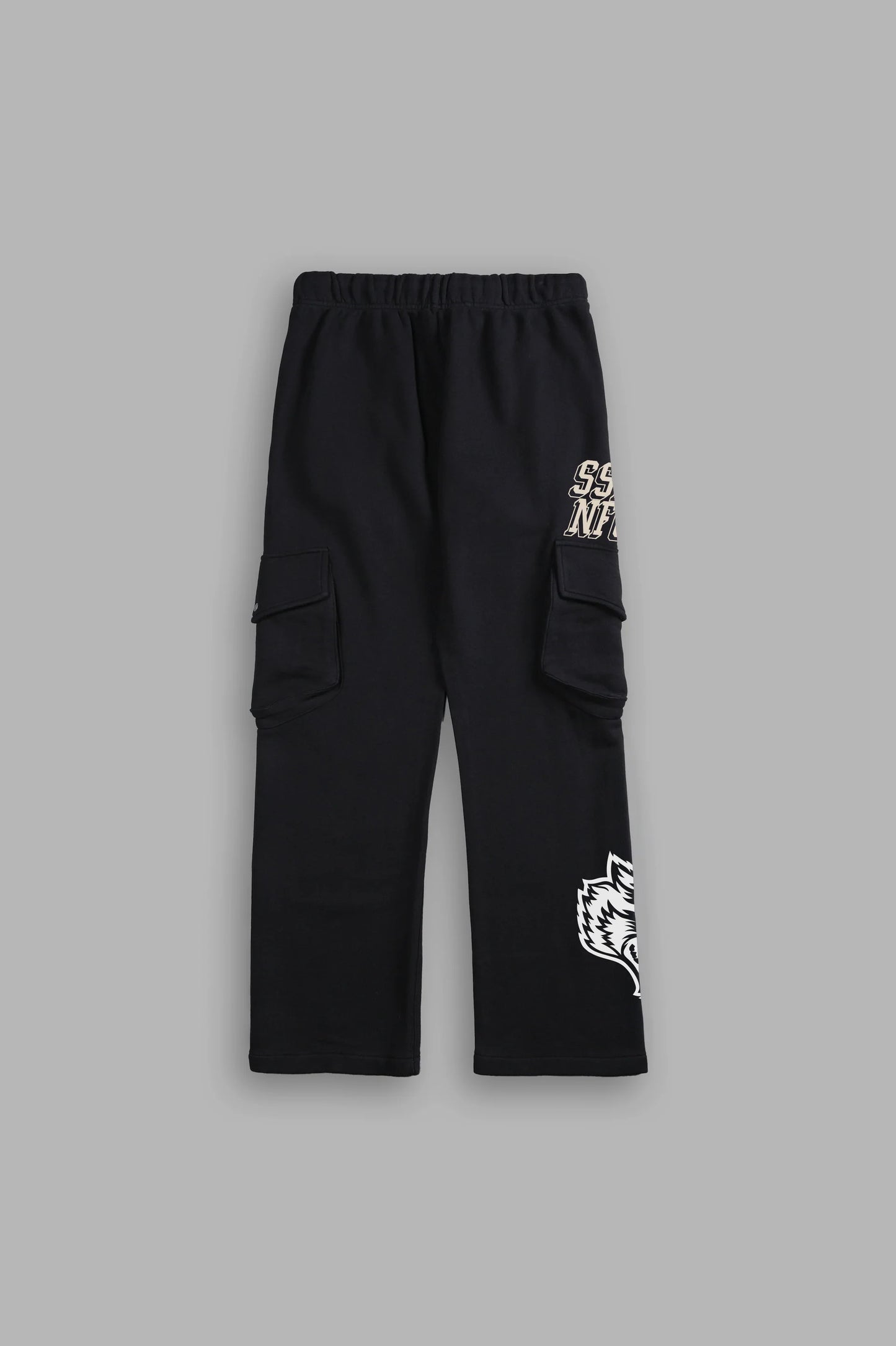 La Ca Frvr Bigelow Cargo Sweat Pants in Black