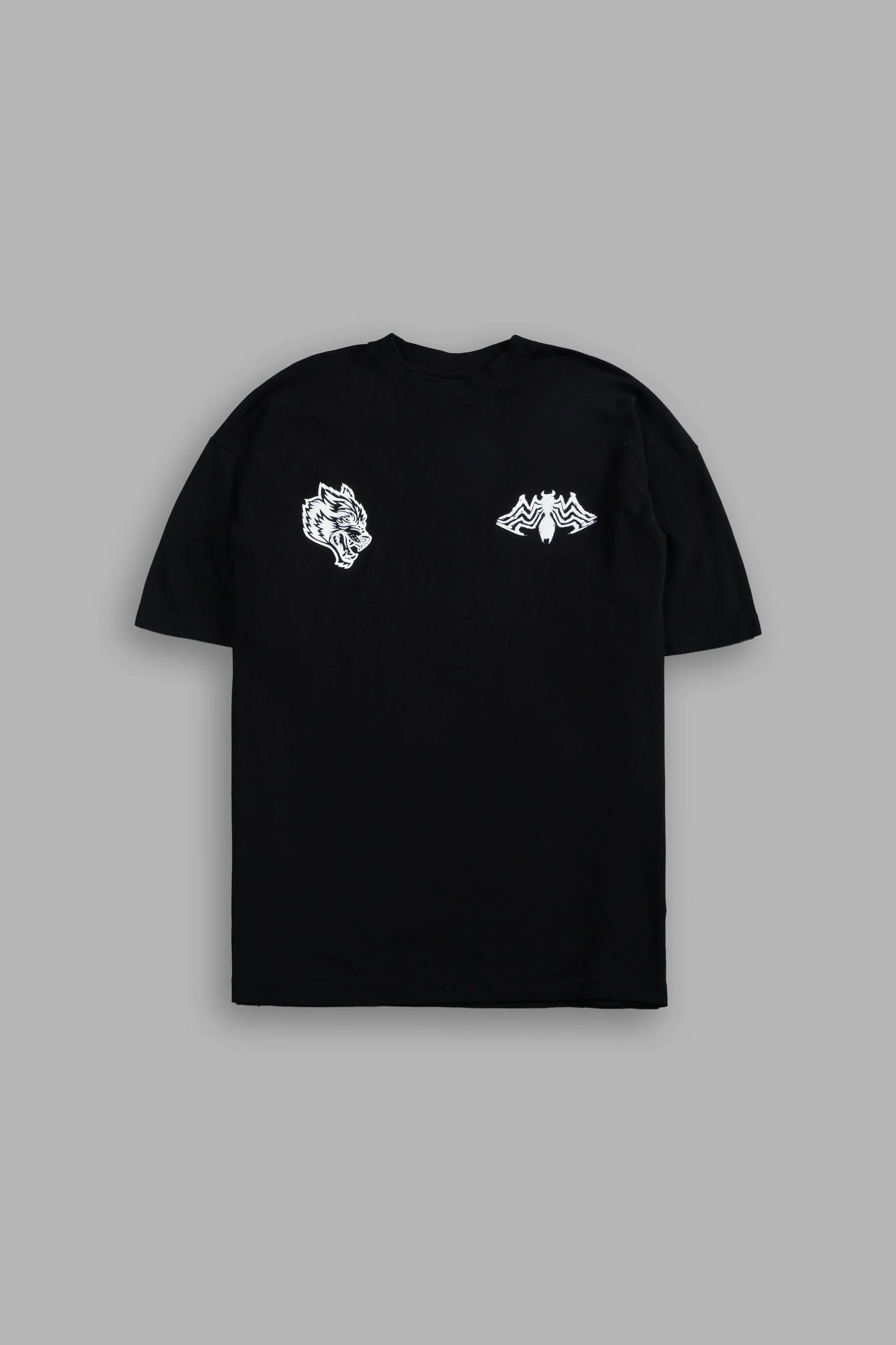 CAMISETA V CHOPPER OVERSIZED EN COLOR NEGRO