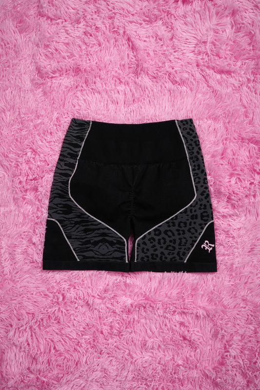 Pink Roses Kelly Seamless Shorts in Vintage Ashes