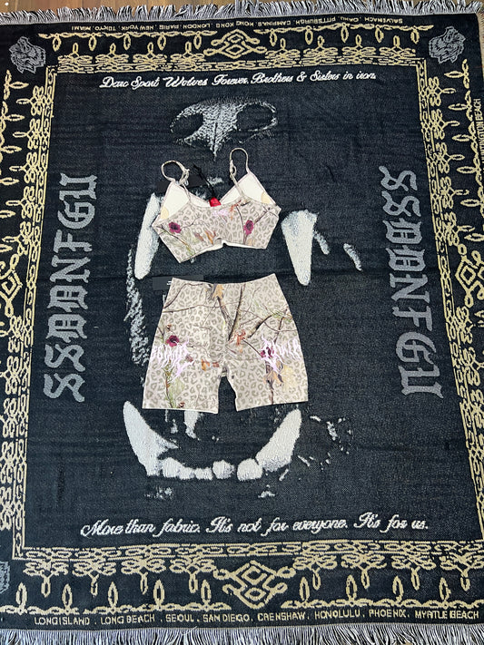 CONCRETE FOREST KELLY SEAMLESS SET IN REAL LEOPARD