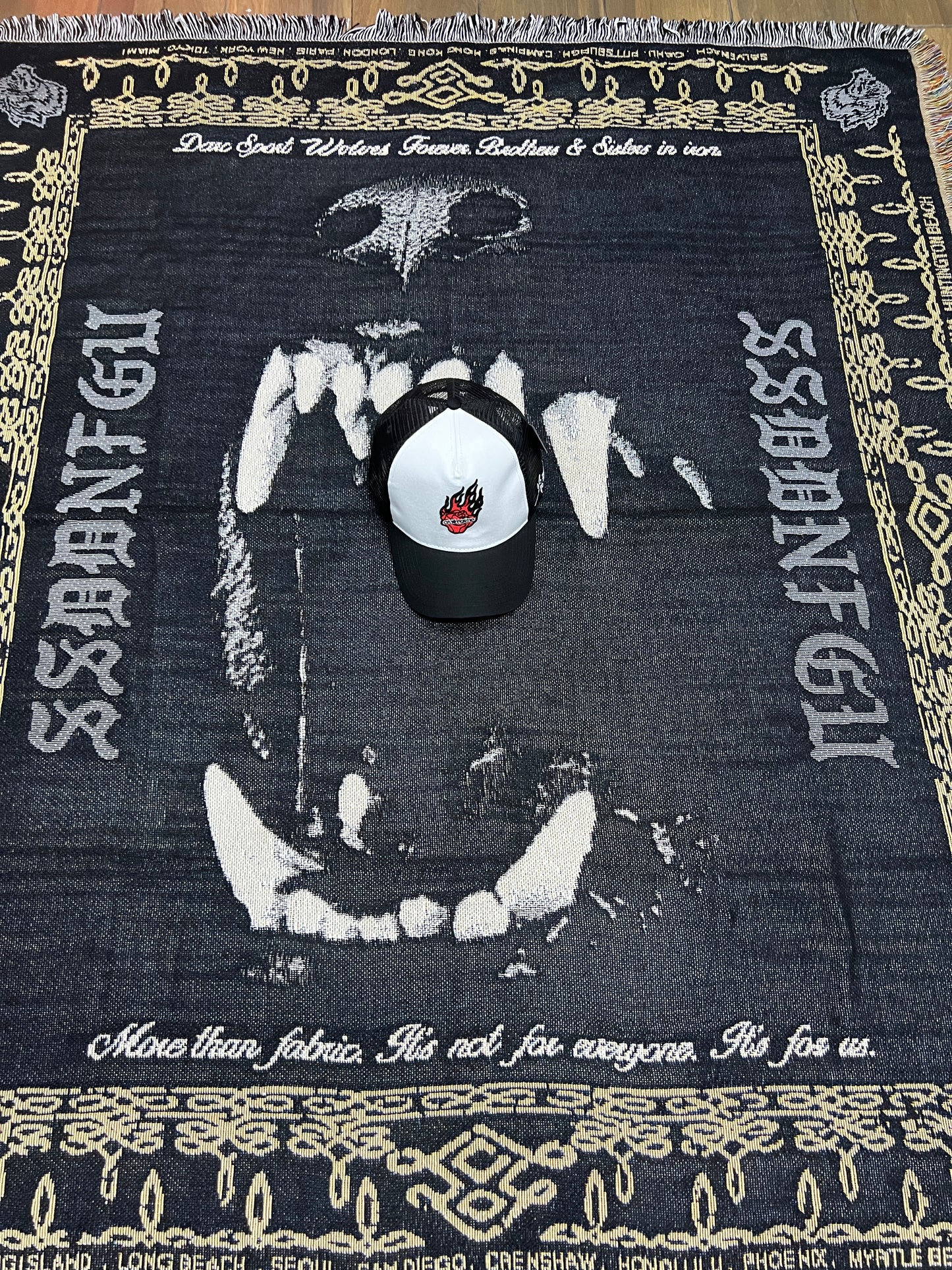 BLAZING ROSE TRUCKER HAT