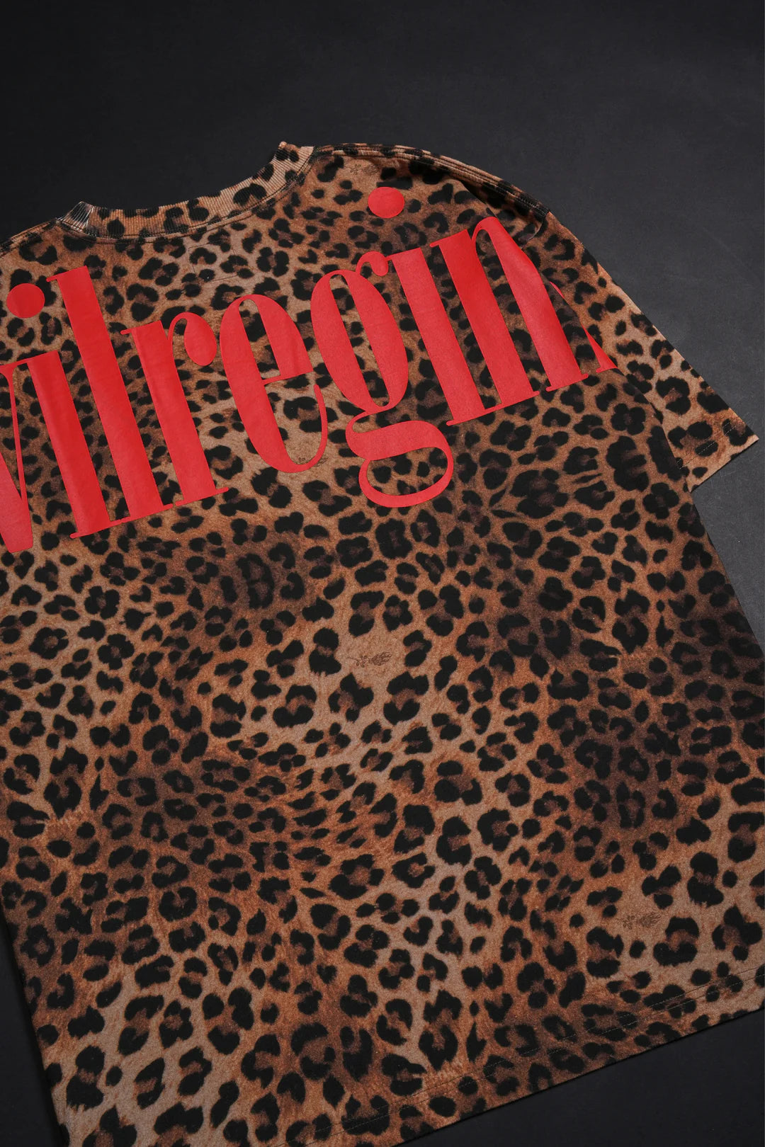 CONCRETE 199X OVERSIZED TEE IN LEOPARD