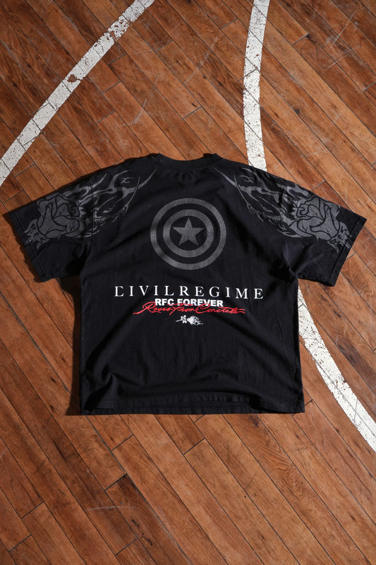 Captain America Side By Side 199X Tee "Box Set" in Black