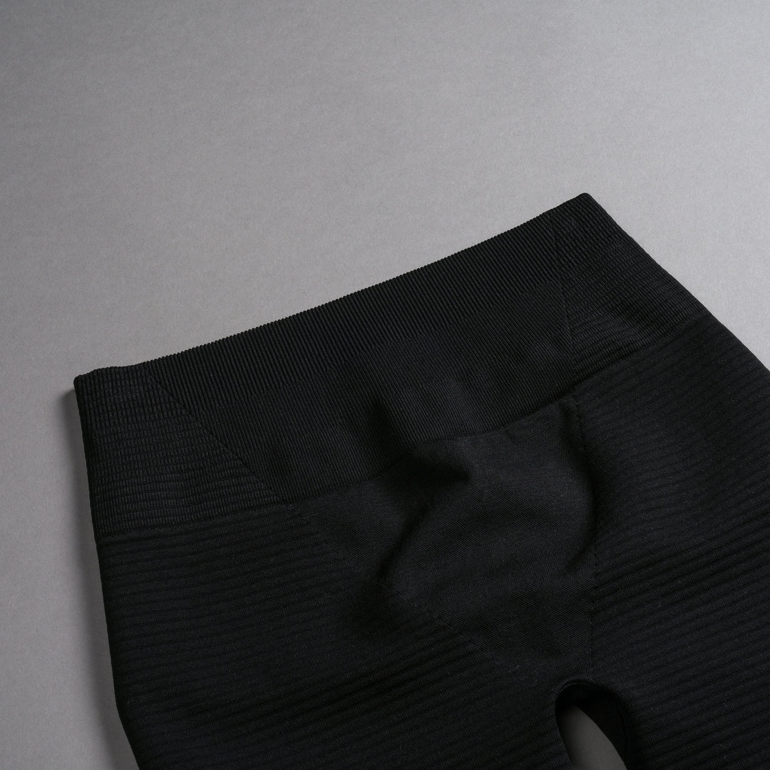 CHOPPER EVERSON SEAMLESS VALENCOURT SHORTS IN BLACK