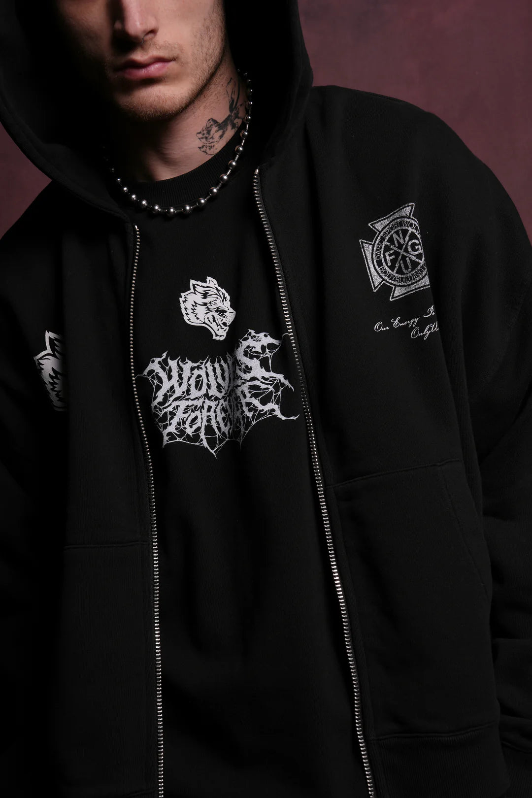 SPIDER HESH DARCO DOUBLE ZIP HOODIE