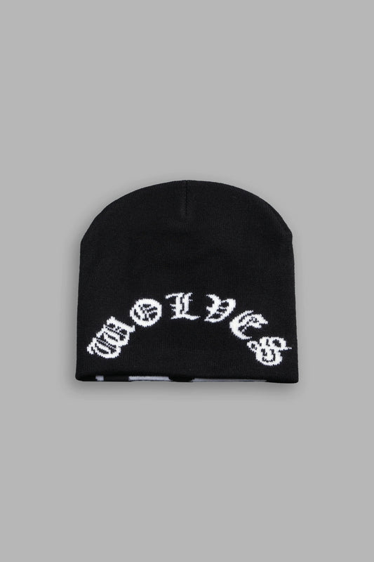 Fiend Skull Cap Beanie in Black
