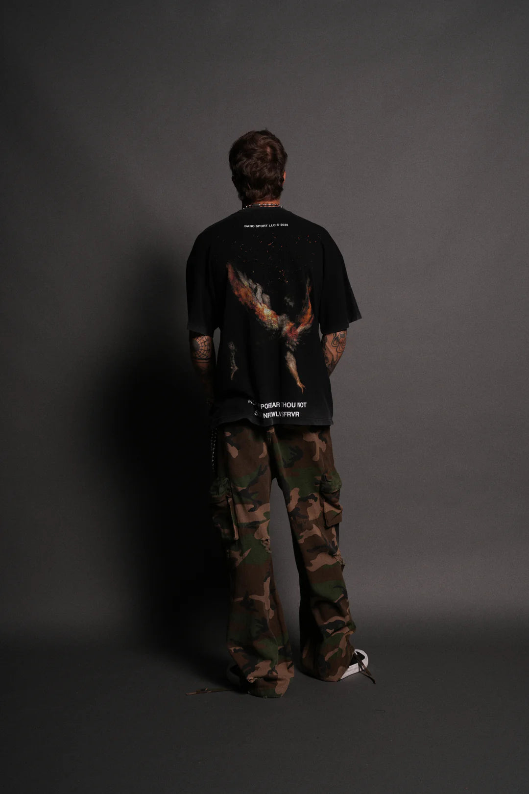 CASTED OUT "PREMIUM" OVERSIZED TEE IN BLACK