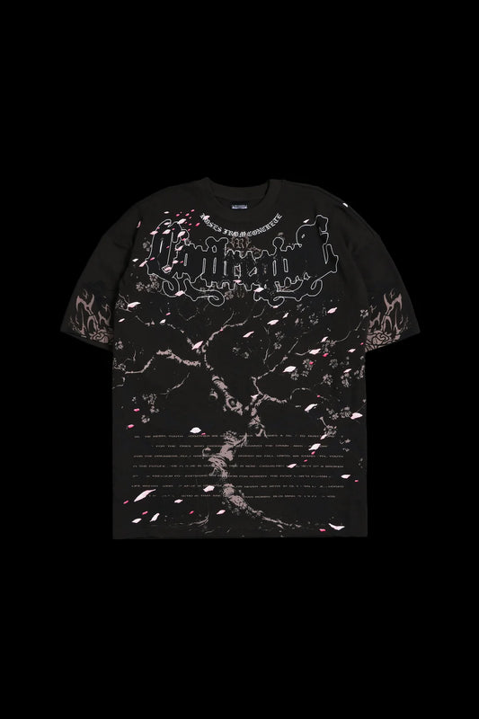 IN BLOOM AMERICAN CLASSIC OVERSIZED TEE IN BROWN