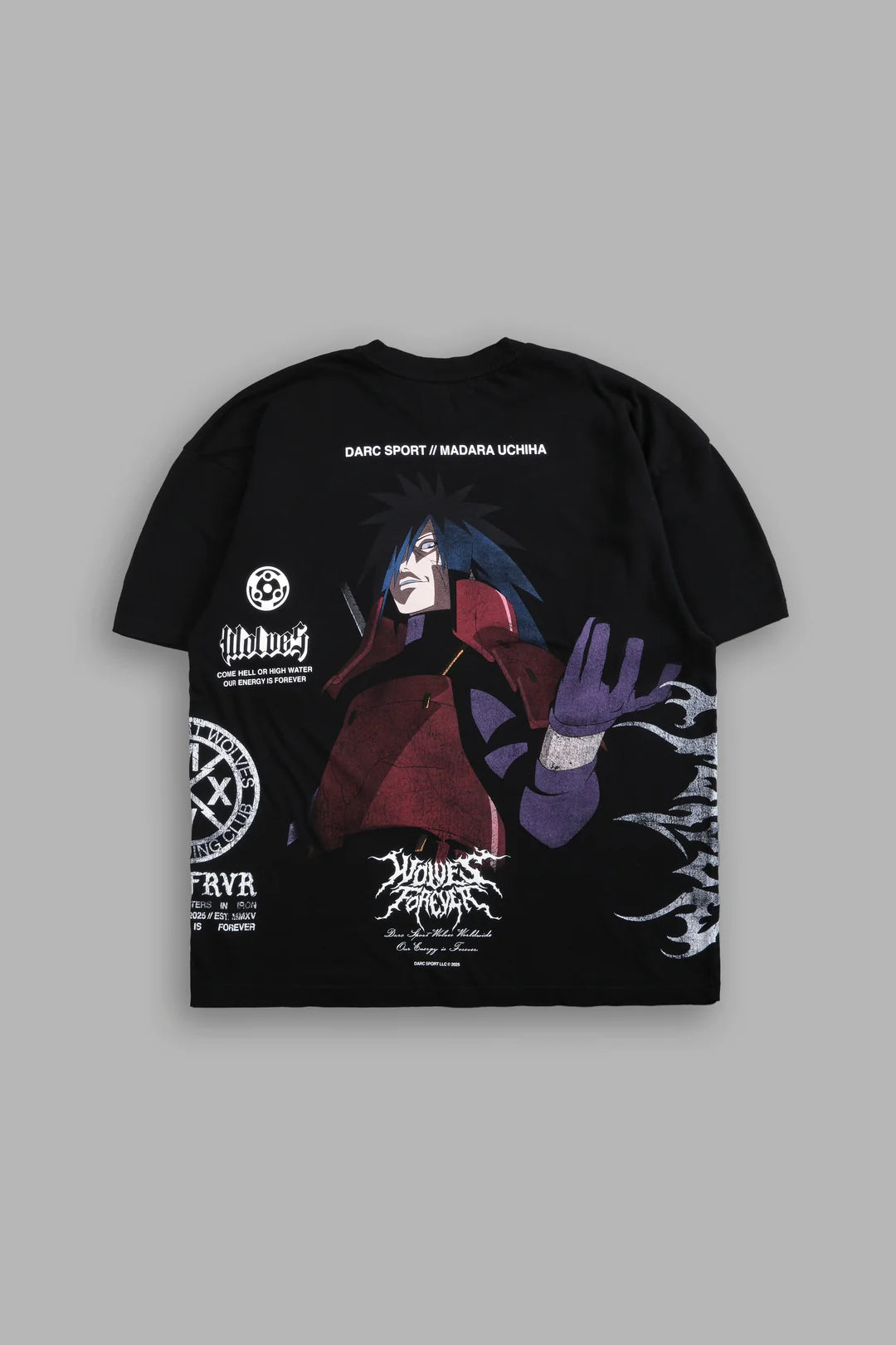 MADARA UCHIHA SIDE BY SIDE SERIES PREMIUM TEE IN BLACK