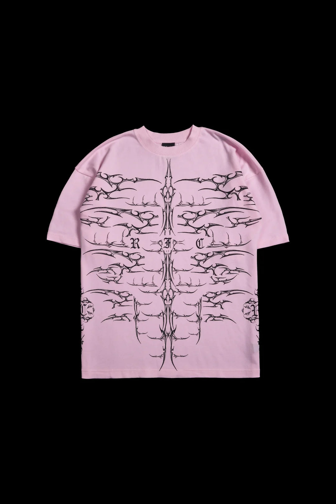 CHAOS REGIME AMERICAN CLASSIC OVERSIZED TEE IN BABY PINK