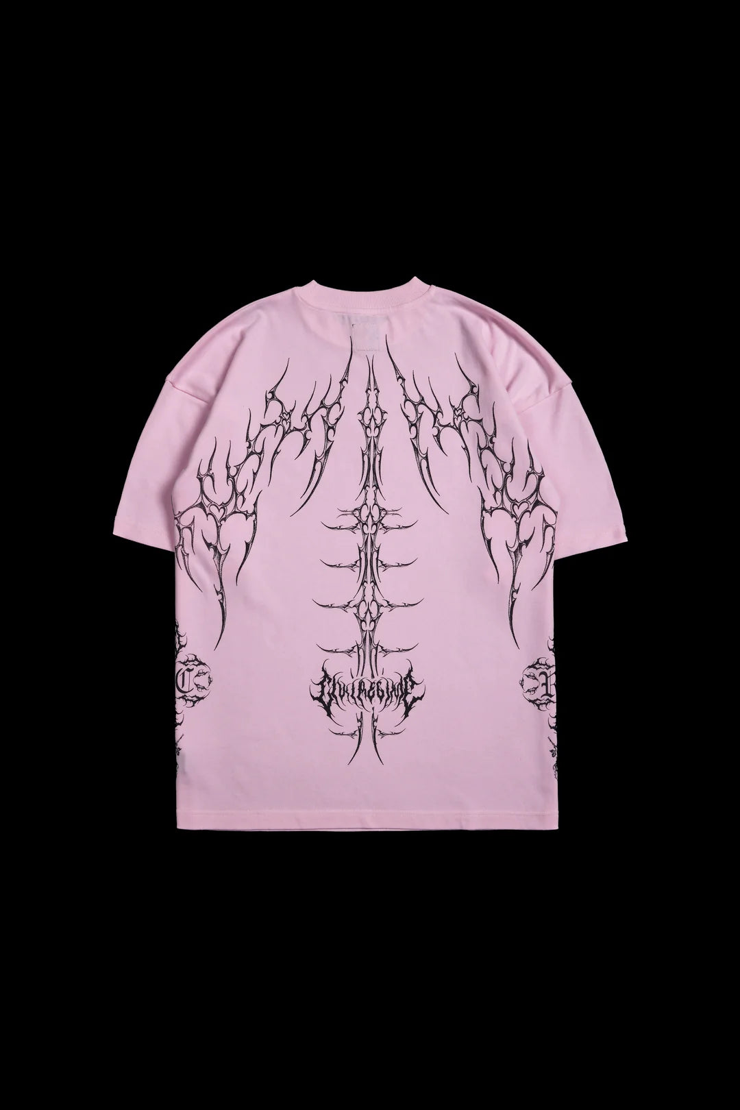 CHAOS REGIME AMERICAN CLASSIC OVERSIZED TEE IN BABY PINK