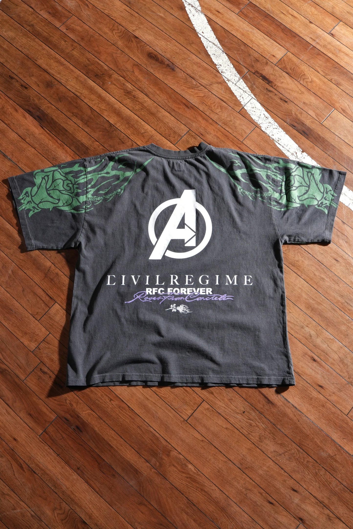 Hulk Side By Side 199X Tee in Vintage Ashes