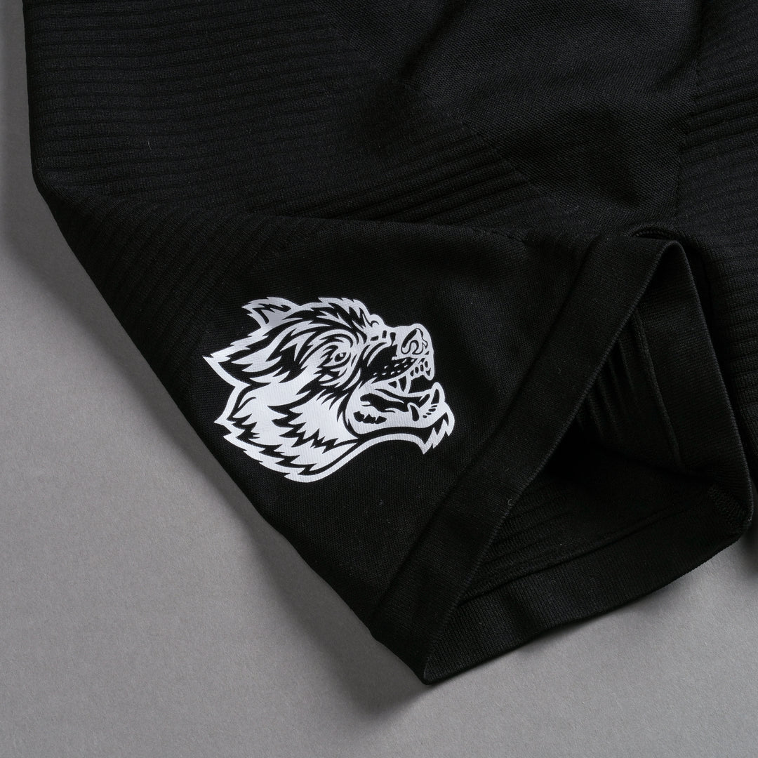 CHOPPER EVERSON SEAMLESS VALENCOURT SHORTS IN BLACK