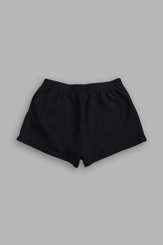 DUAL ELLIE SWEAT SHORTS IN BLACK