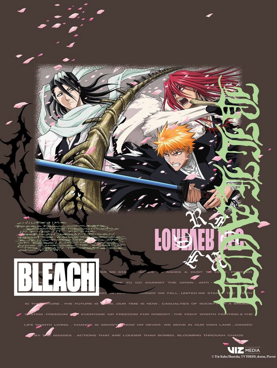 IN BLOOM AMERICAN CLASSIC OVERSIZED TEE IN BROWN