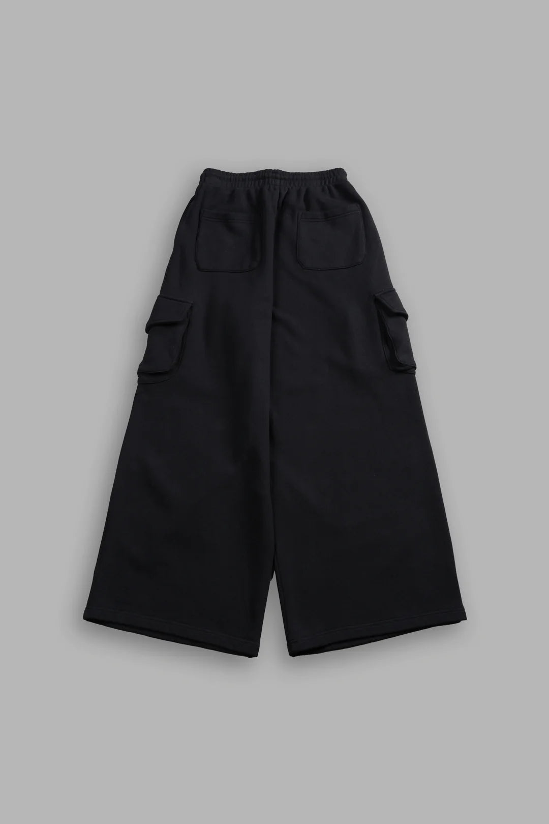 DUAL MIA CARGO SWEAT PANTS IN BLACK