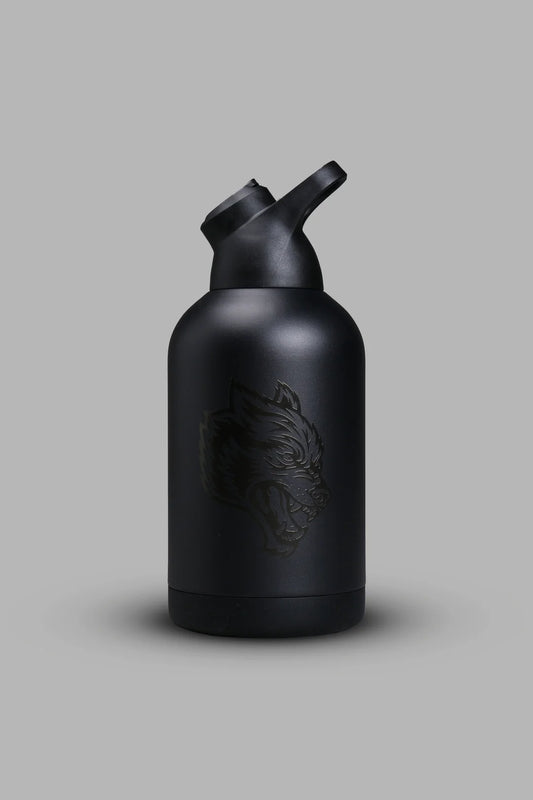 WOLF HEAD WATER JUG IN BLACK