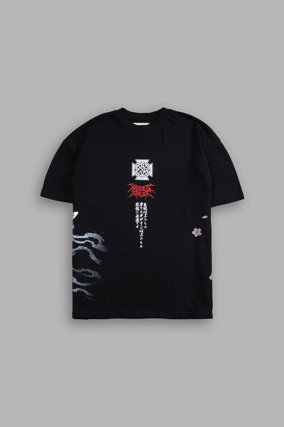 DARC HANNYA "SIDE BY SIDE" SERIES PREMIUM TEE IN BLACK