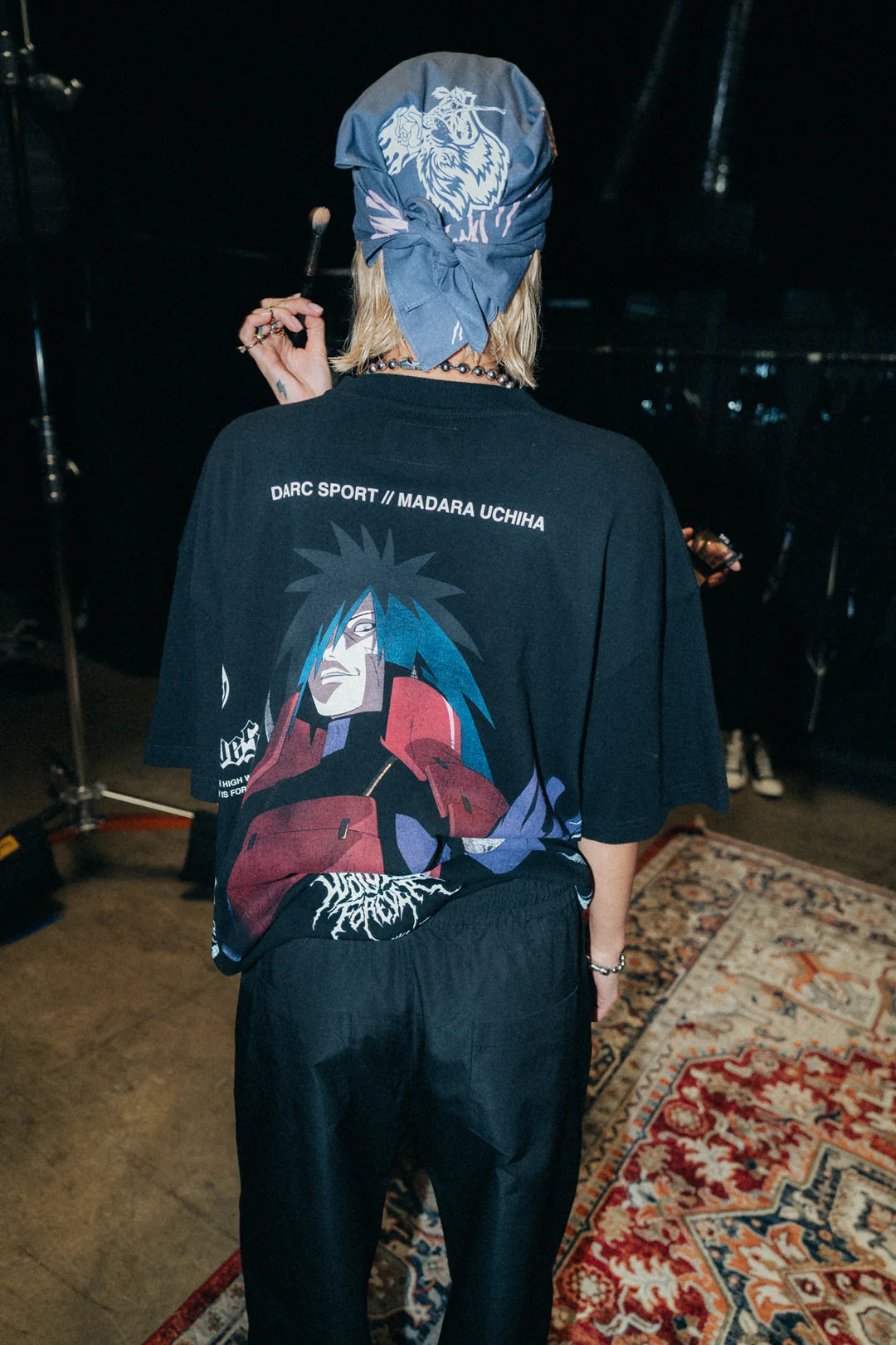 MADARA UCHIHA SIDE BY SIDE SERIES PREMIUM TEE IN BLACK