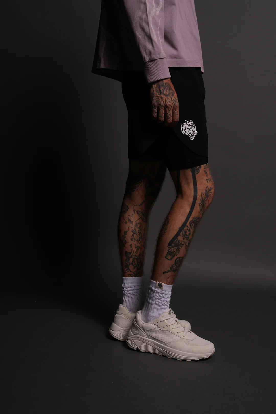 FORGED FROM IRON PHANTOM COMPRESSION SHORTS IN BLACK