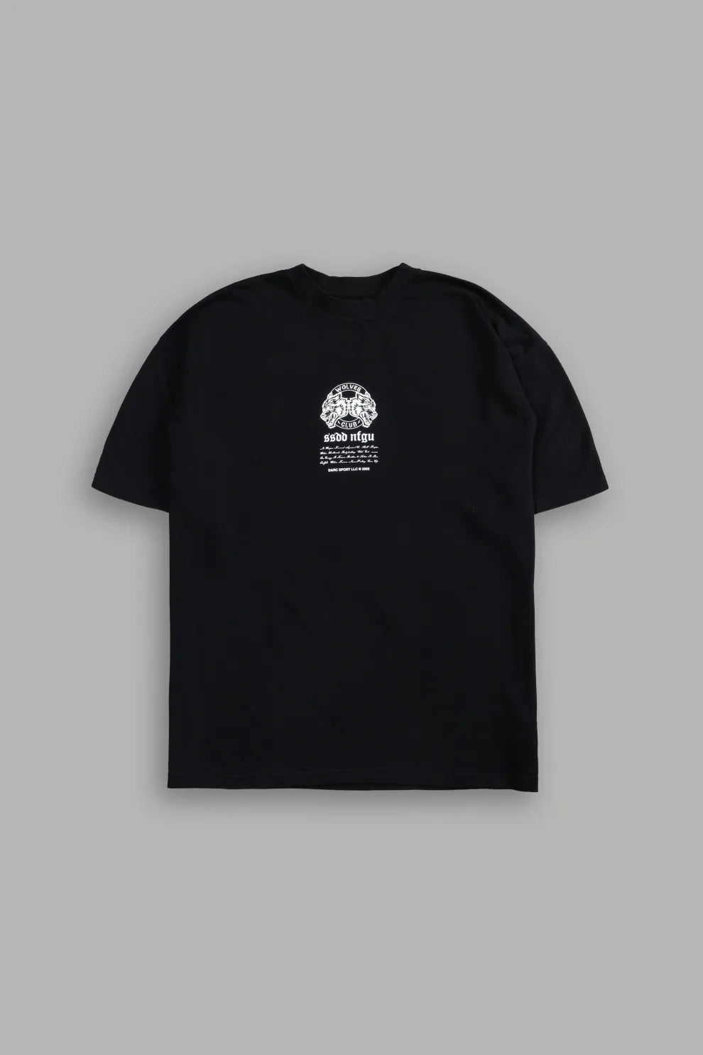 DEATH FACE OVERSIZED PREMIUM TEE IN BLACK