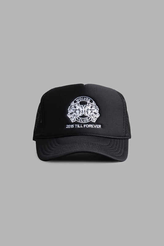 WOLVES CLUB 2015 TILL FOREVER CLASSIC TRUCKER HAT IN BLACK