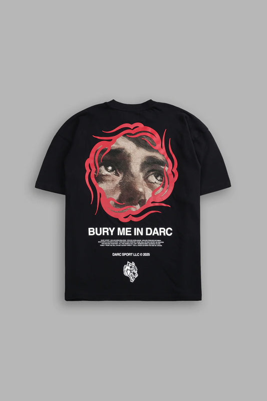 THROUGH THE FLAME UNISEX PREMIUM OVERSIZED TEE IN BLACK