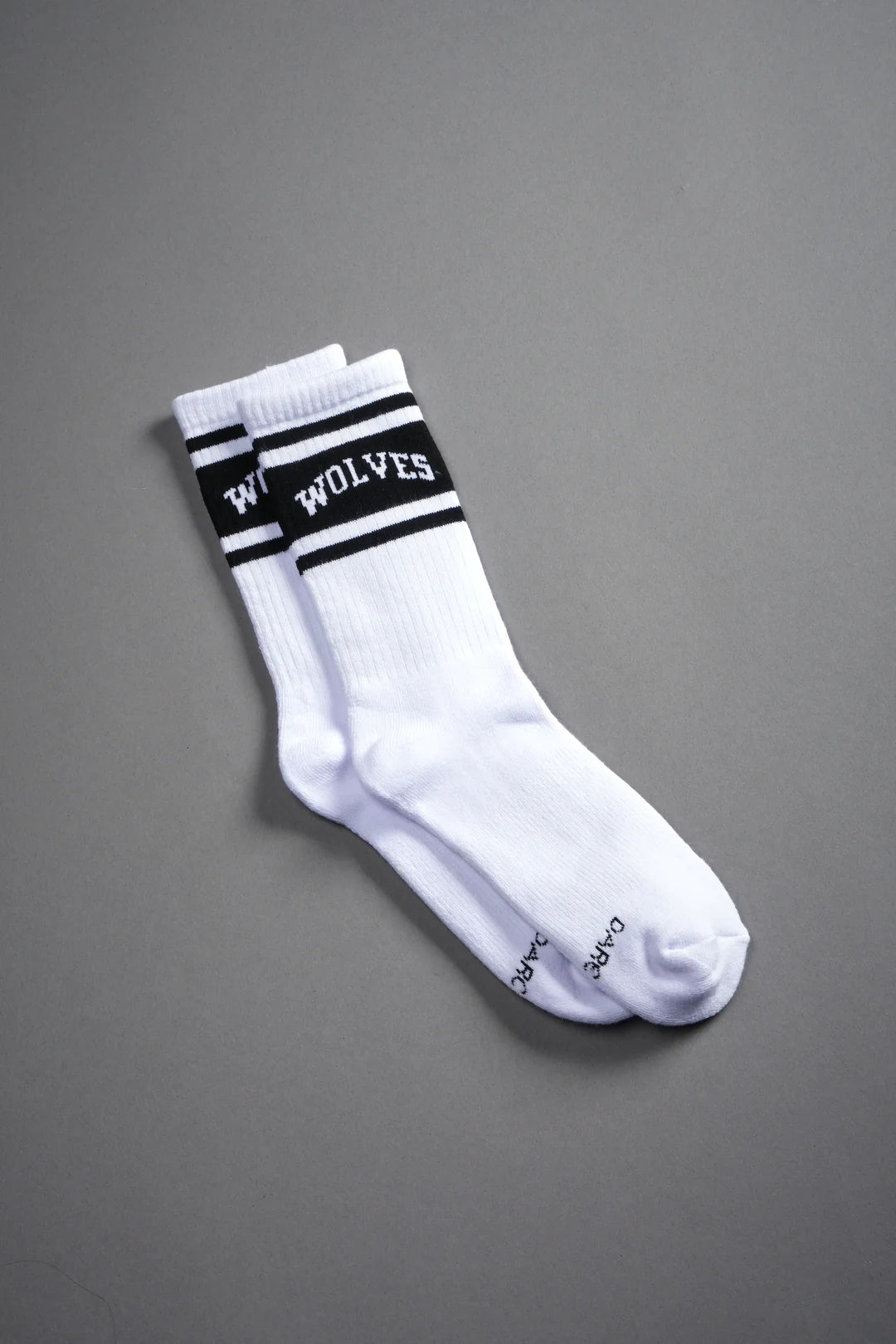 LOYALTY CLASSIC SOCKS IN WHITE/BLACK/BLACK