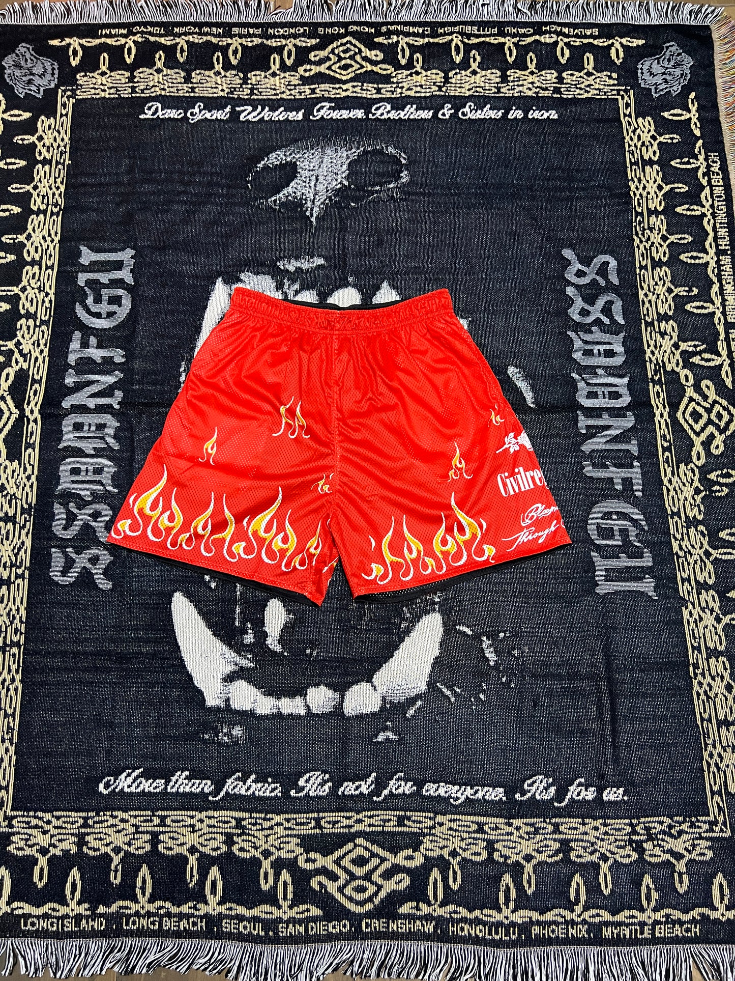 CARDINAL SIN REVERSIBLE MESH SHORTS