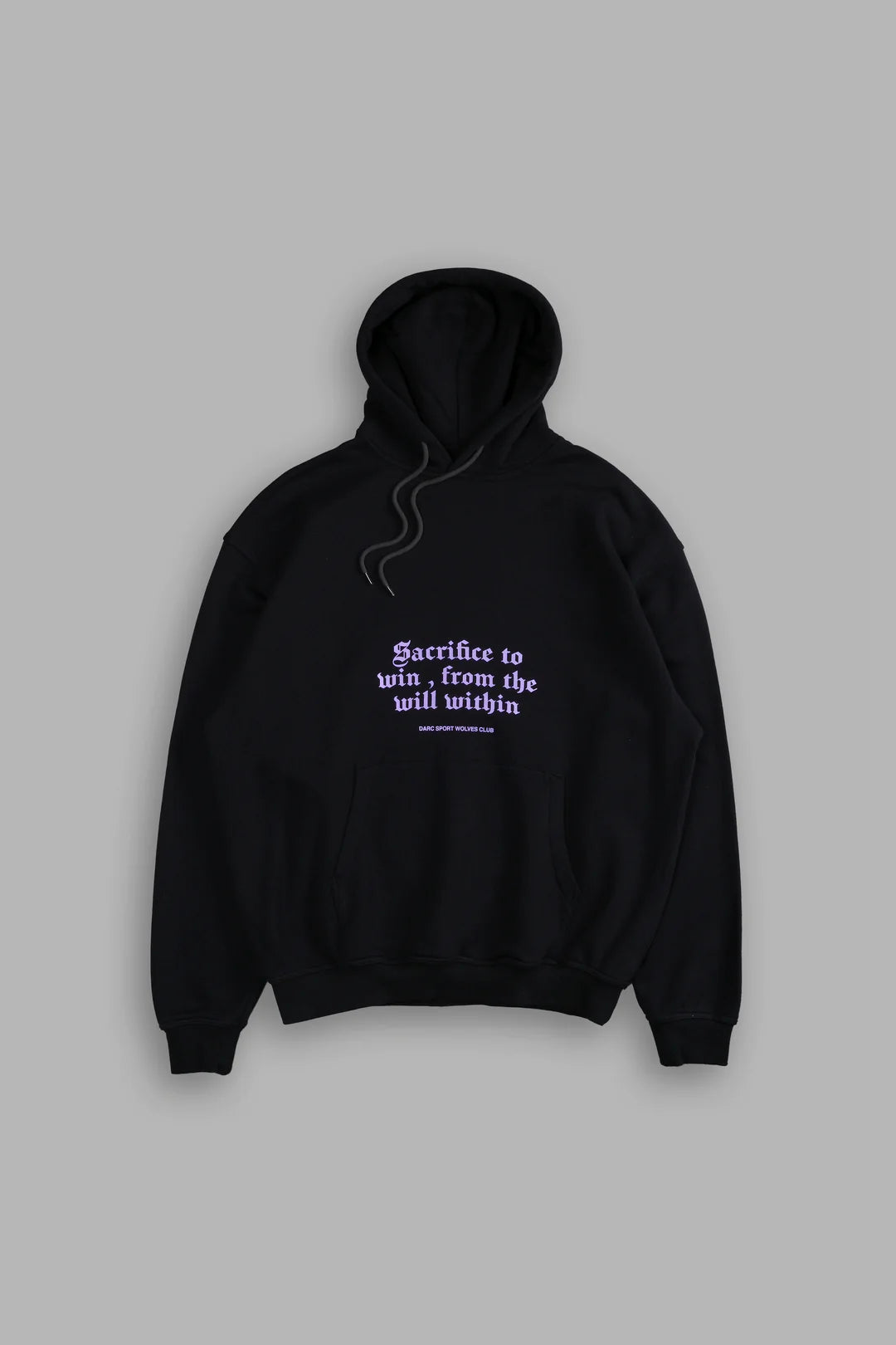 BIG BODYBUILDING SAVED MY LIFE “BISHOP” UNISEX HOODIE IN BLACK/BLACK