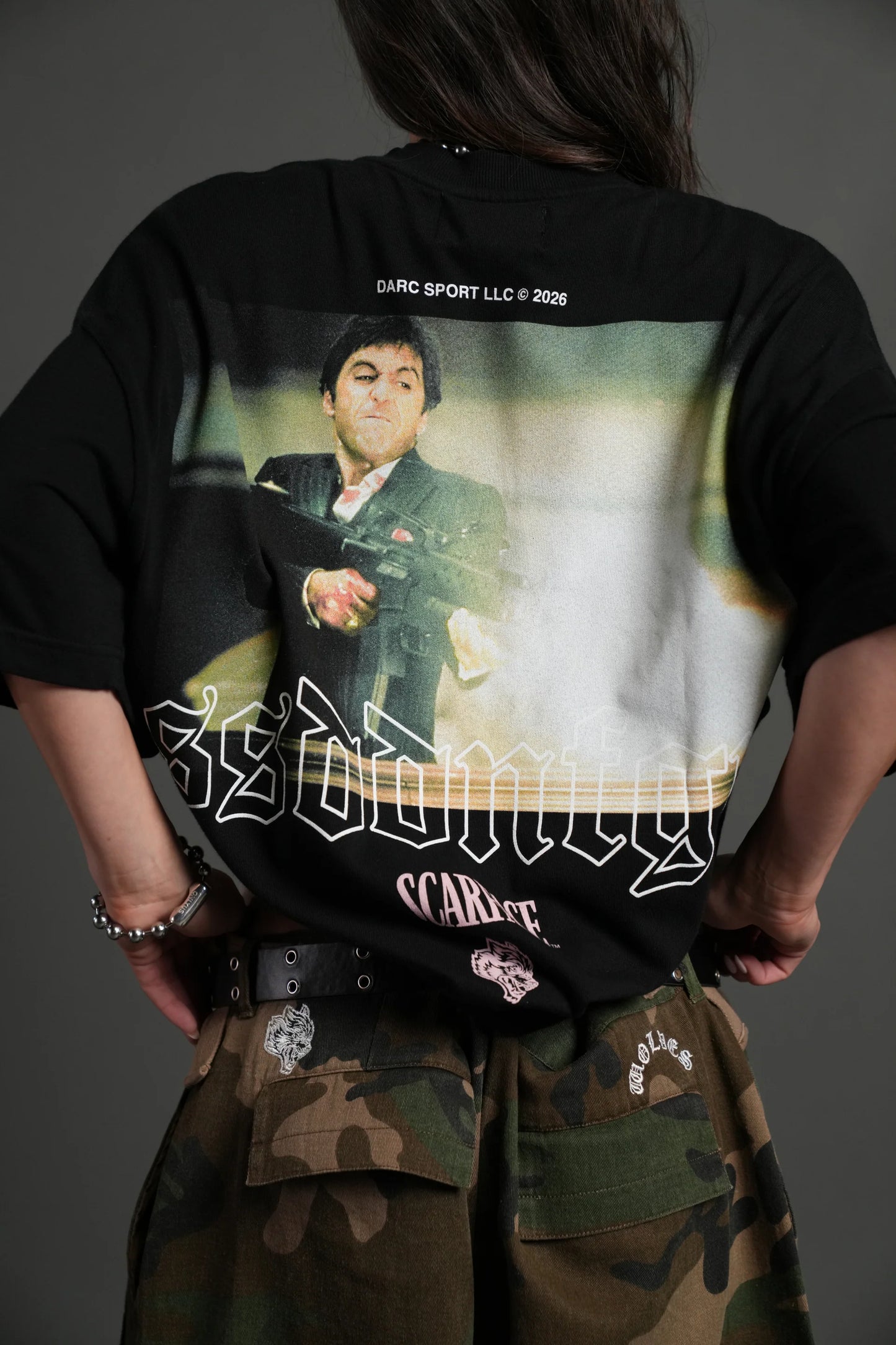 NO MERCY PREMIUM OVERSIZED TEE IN BLACK