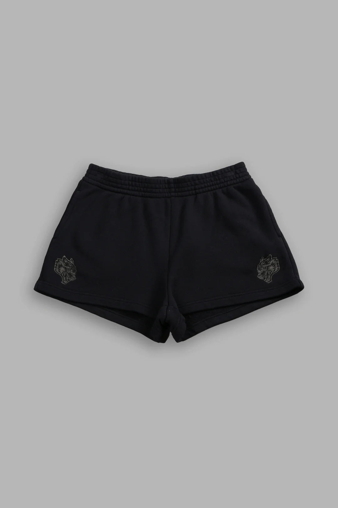 DUAL ELLIE SWEAT SHORTS IN BLACK