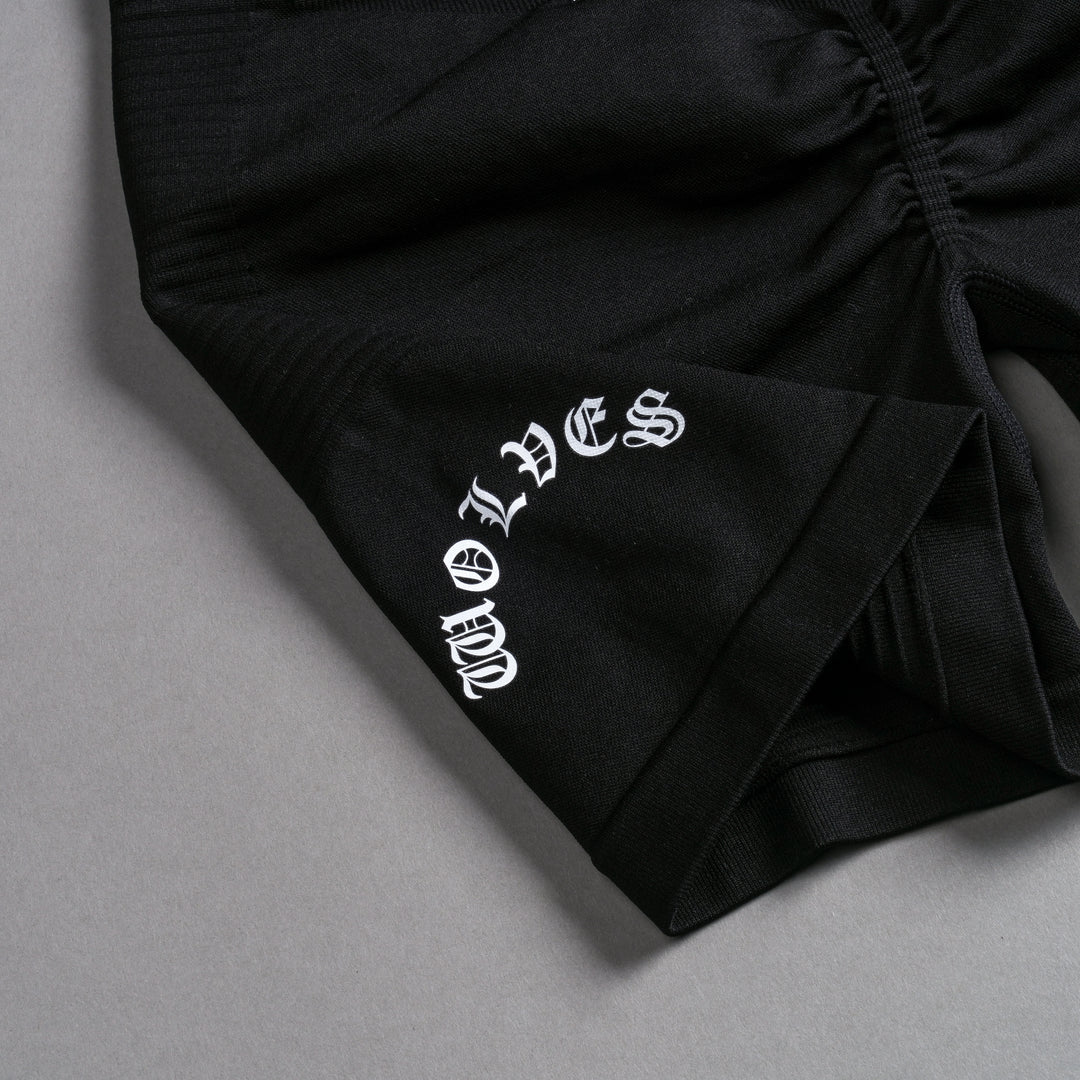 CHOPPER EVERSON SEAMLESS VALENCOURT SHORTS IN BLACK