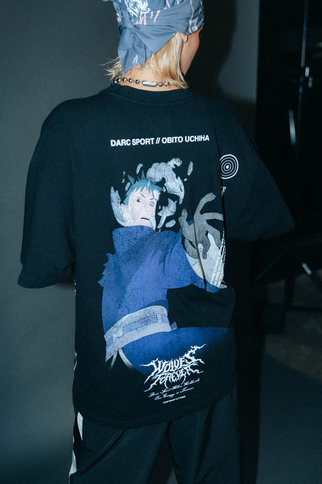 OBITO UCHIHA SIDE BY SIDE SERIES PREMIUM TEE IN BLACK