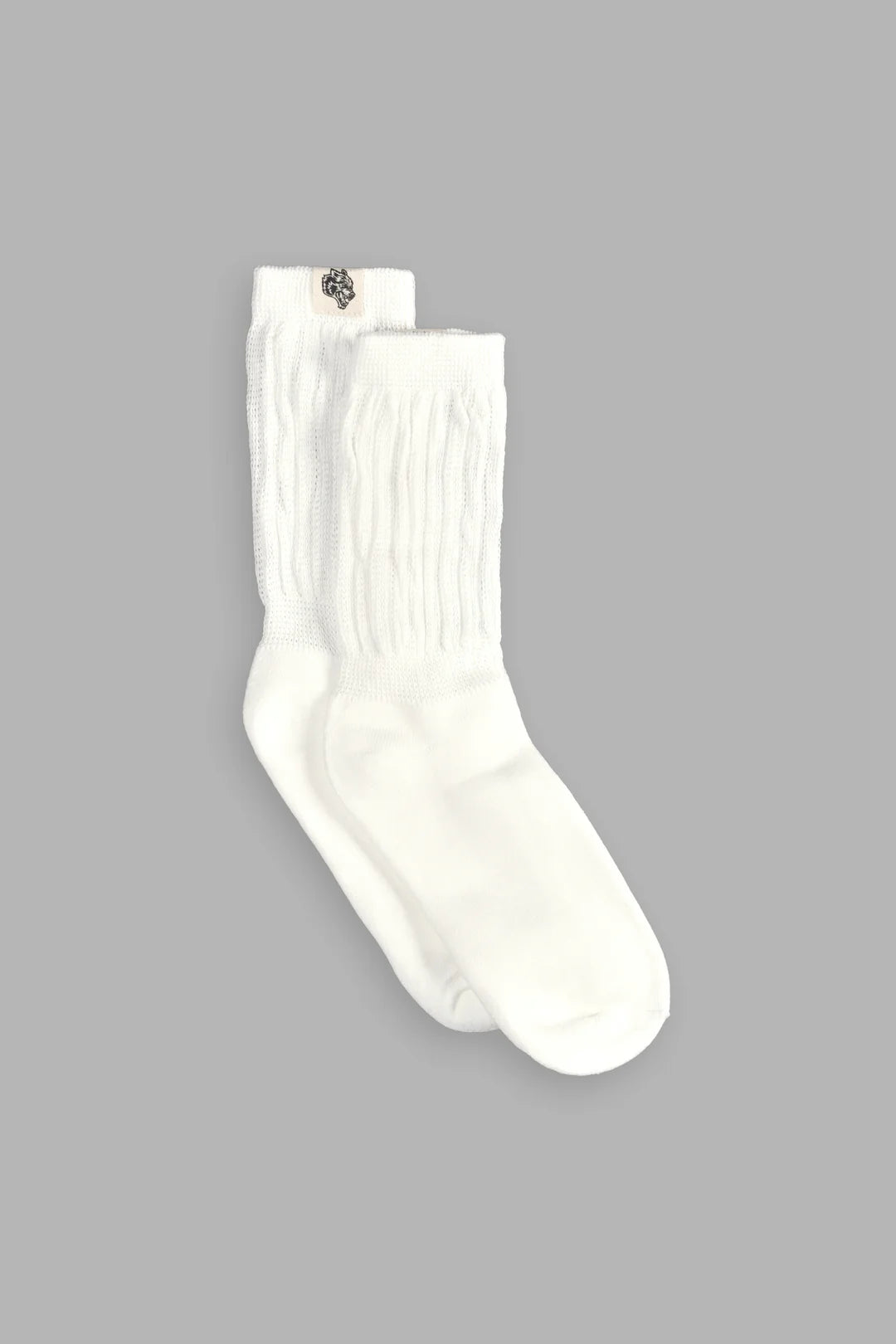 WOLF PATCH V2 COMFY SOCKS IN CREAM