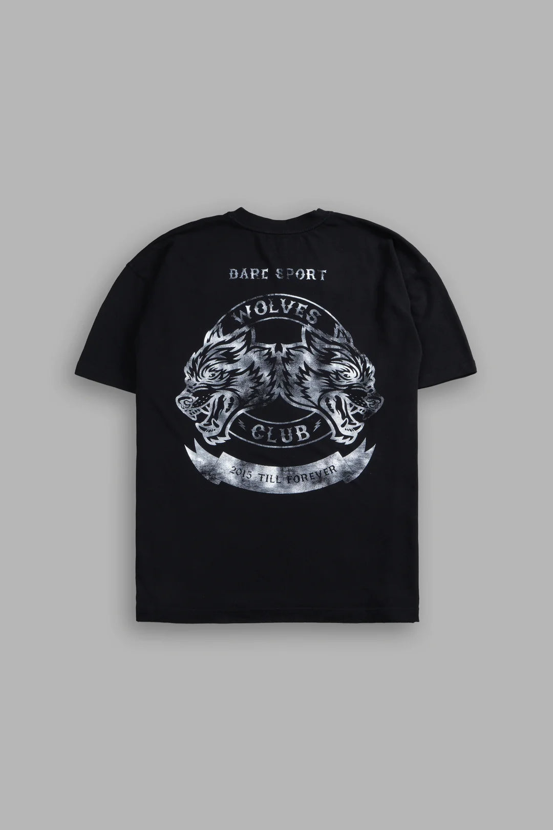 WOLVES CLUB 2015 TILL FOREVER "PREMIUM" OVERSIZED TEE IN BLACK