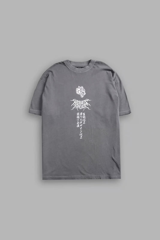 CAMISETA M2 OVERSIZED EN COLOR GRIS