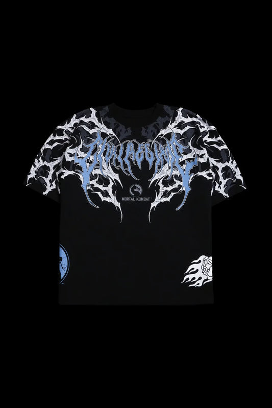 CAMISETA SUB 0 OVERSIZED EN COLOR NEGRO