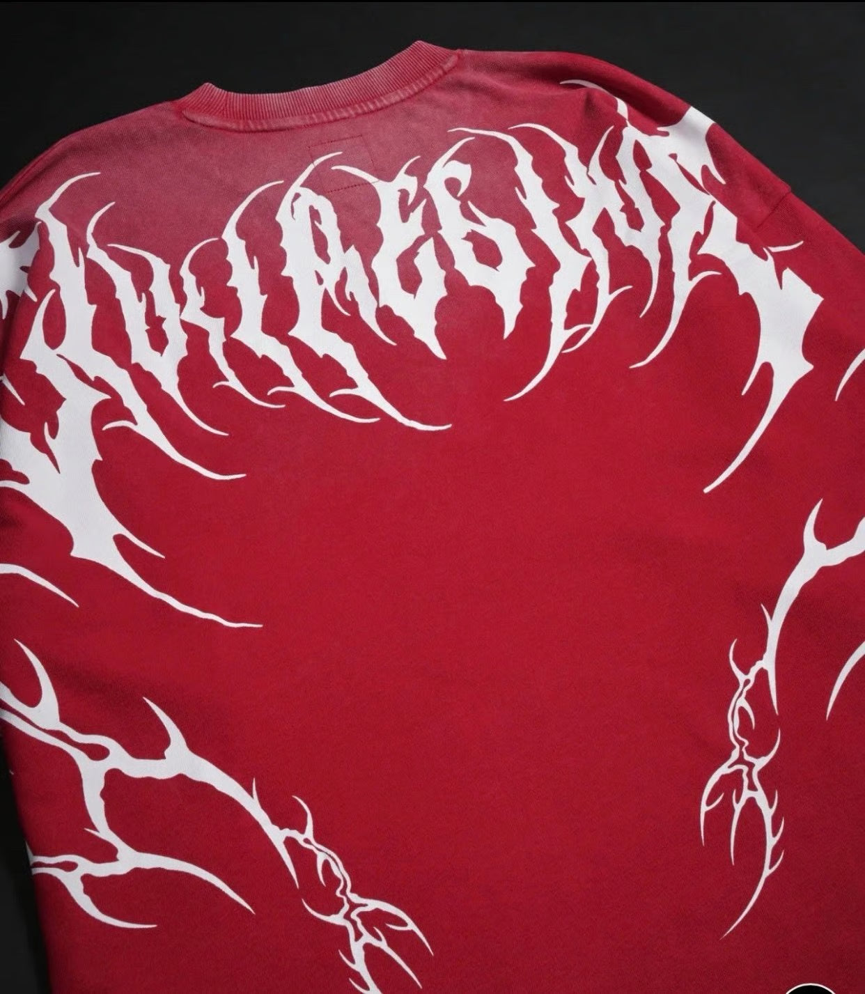 DEADPOOL AMERICAN CLASSIC OVERSIZED TEE IN VINTAGE ROSE RED